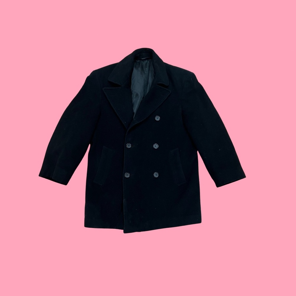 Lauren Ralph Lauren Cashmere Blend Peacoat – Size 36R (Made in Italy Fabric)